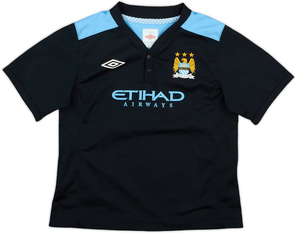 2011-12 Manchester City Umbro Polo Shirt - 6/10 - (4-5 Years)