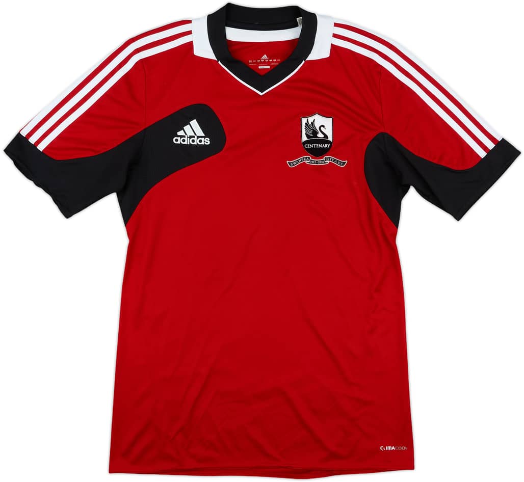 2012-13 Swansea adidas Training Shirt - 7/10 - (M)