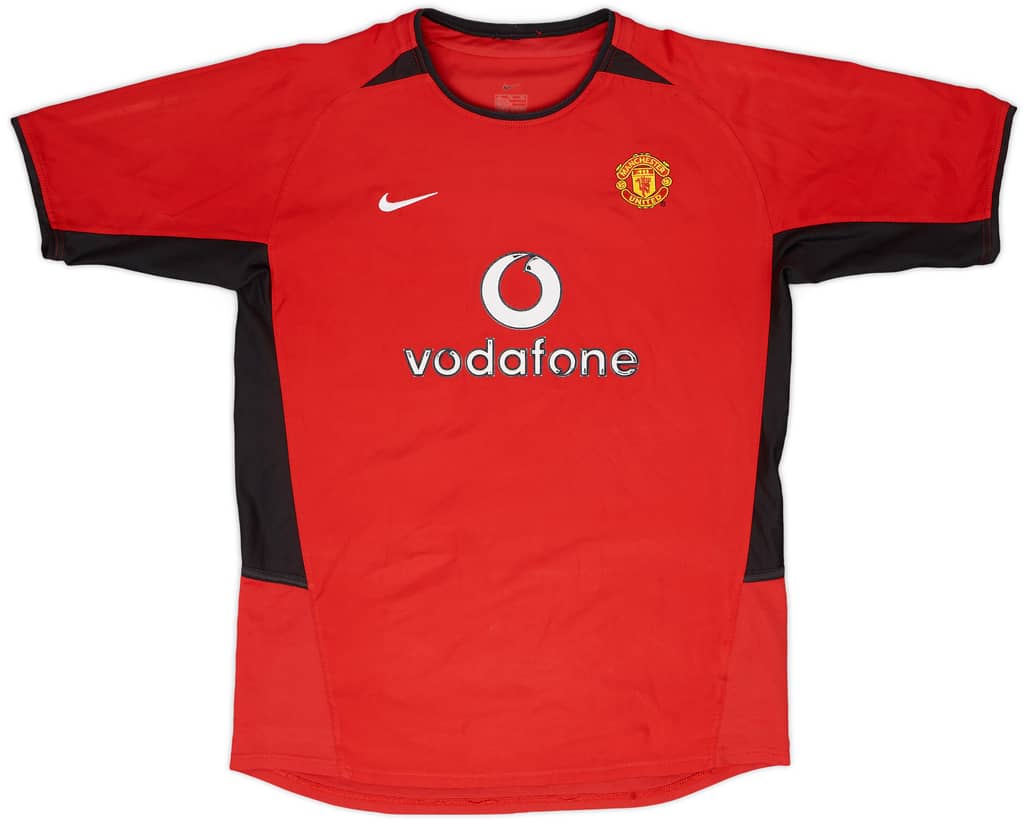 2002-04 Manchester United Home Shirt - 5/10 - (XL.Boys)