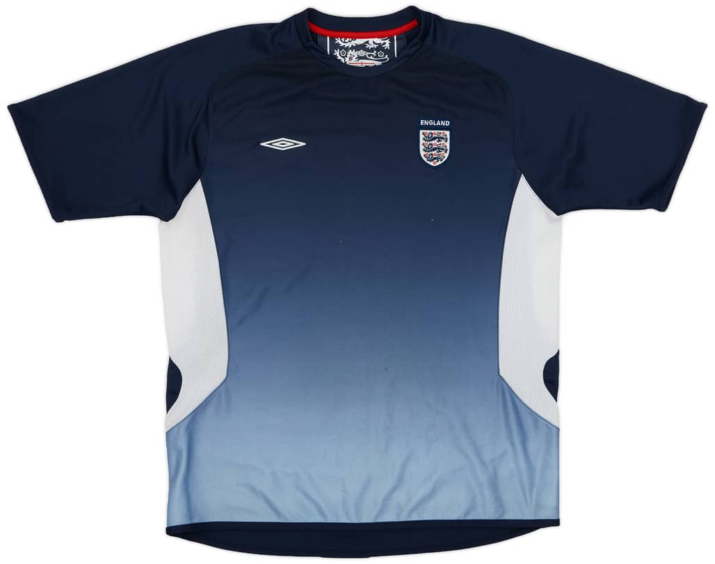 2006-08 England Umbro Training Shirt - 8/10 - (L)
