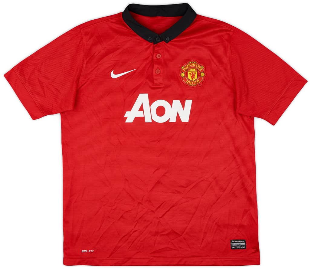 2013-14 Manchester United Home Shirt - 9/10 - (XL.Boys)