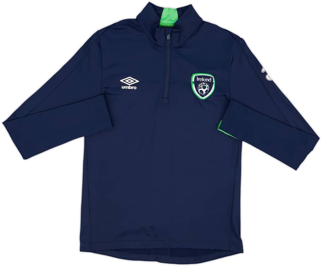 2016-18 Ireland Umbro 1/4 Drill Top - 6/10 - (S)
