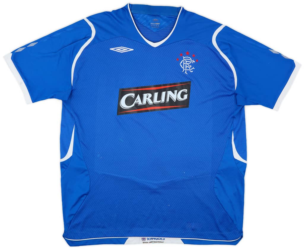 2008-09 Rangers Home Shirt - 7/10 - (XXL)