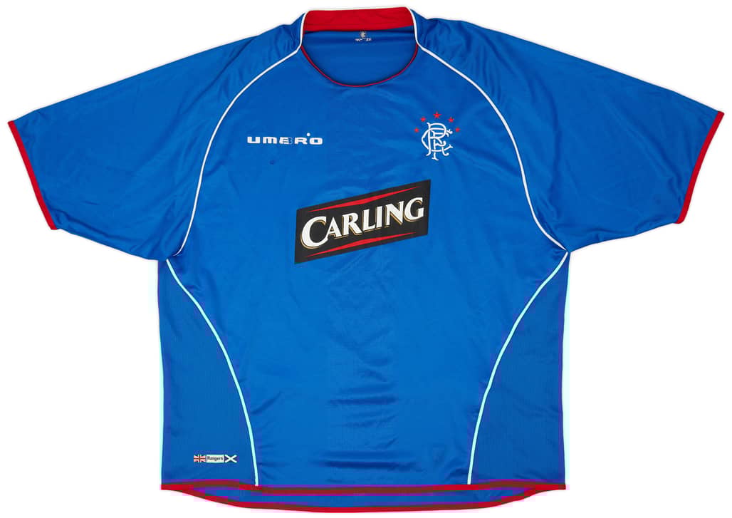 2005-06 Rangers Home Shirt - 5/10 - (XXL)