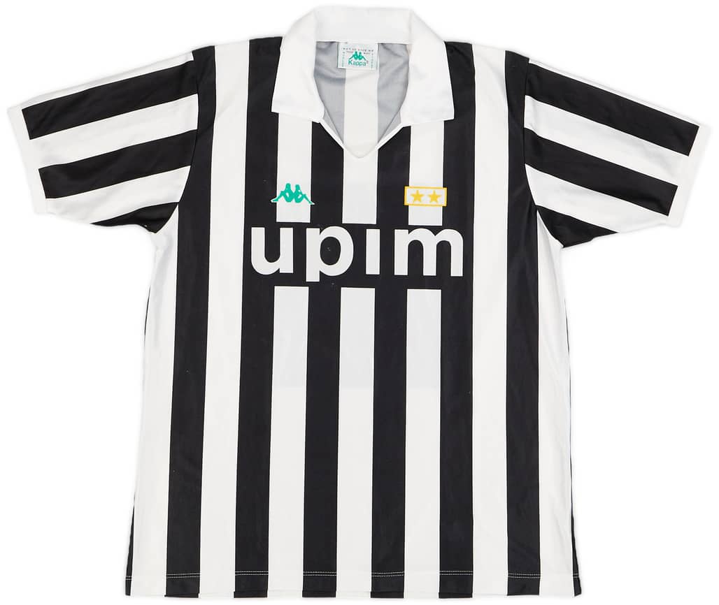 1991-92 Juventus Basic Home Shirt - 8/10 - (L)