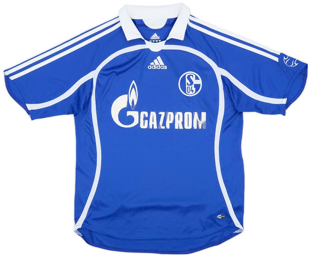 2007-08 Schalke Home Shirt - 4/10 - (L.Boys)