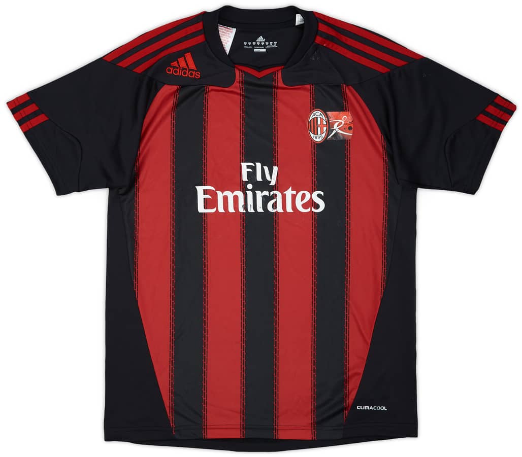 2011-12 AC Milan adidas Youth Camp Training Shirt - 6/10 - (XS)