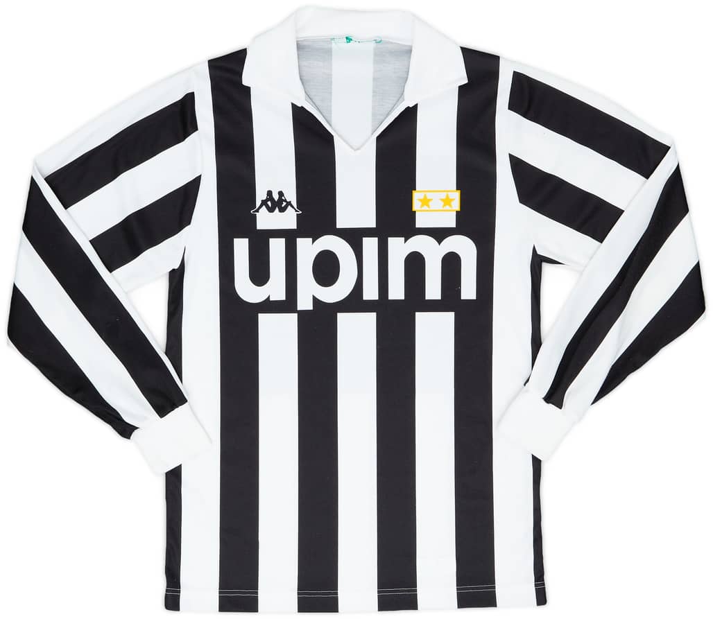1989-90 Juventus Basic Home L/S Shirt - 8/10 - (S)