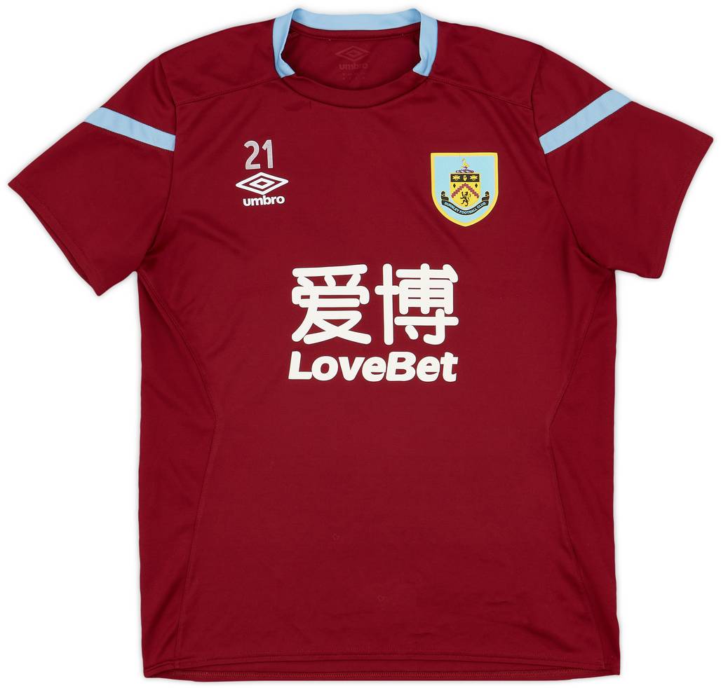 2019-20 Burnley Player Issue Umbro Training Shirt #21 - 7/10 - (M)