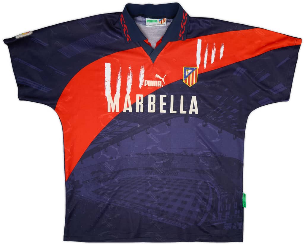 1994-95 Atletico Madrid Away Shirt - 5/10 - (XXL)