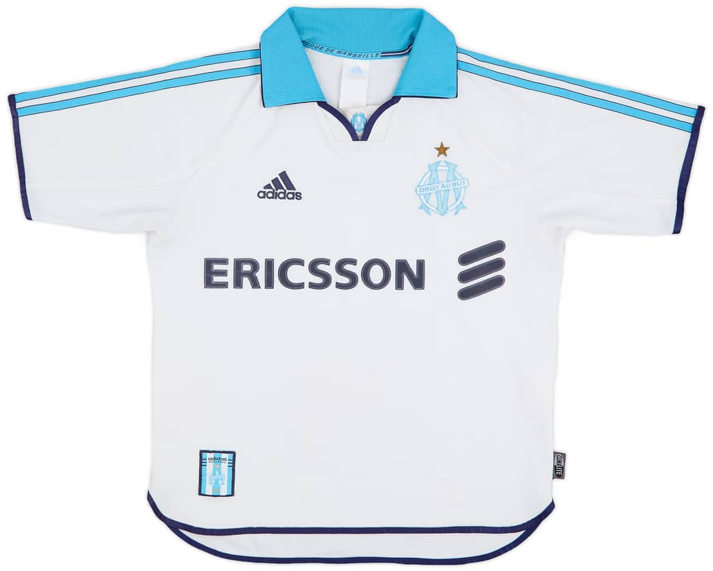 1999-00 Olympique Marseille Home Shirt - 6/10 - (Y)