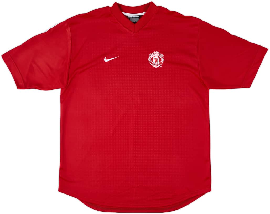2002-03 Manchester United Nike Training Shirt - 9/10 - (M)