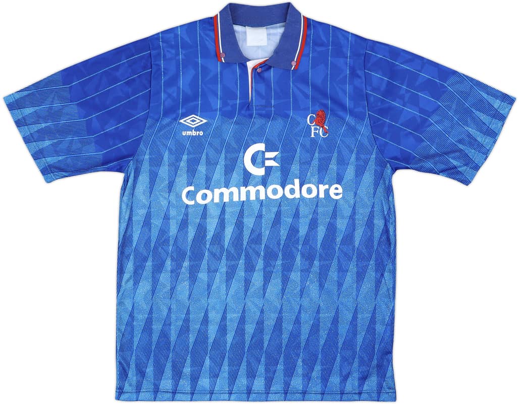 1989-91 Chelsea Home Shirt - 9/10 - (M)