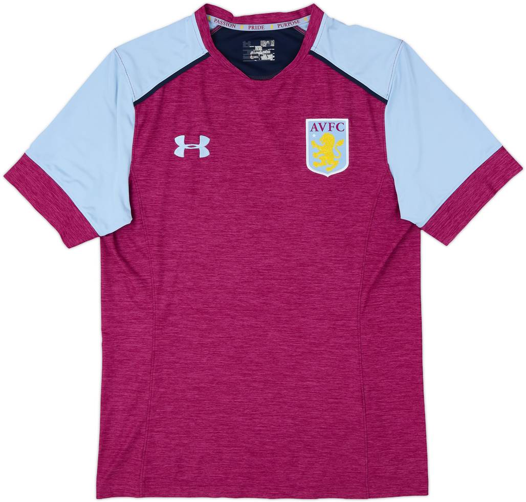 2016-17 Aston Villa Under Armour Training Shirt - 9/10 - (M)