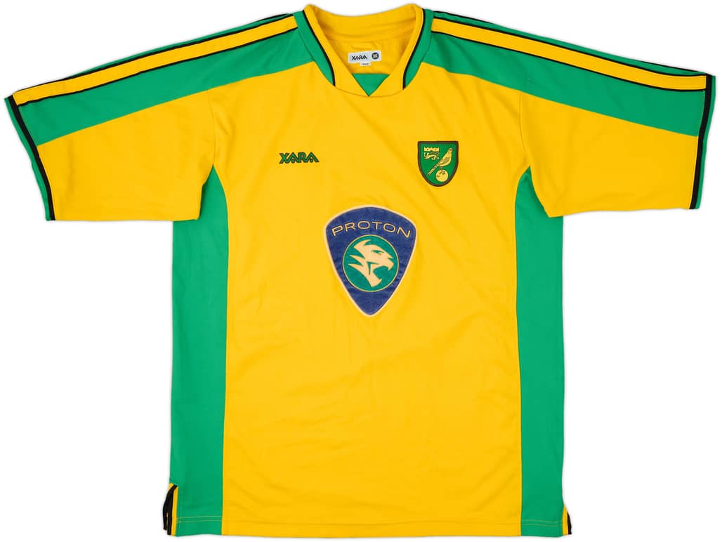 2003-05 Norwich Signed Home Shirt - 7/10 - (M)