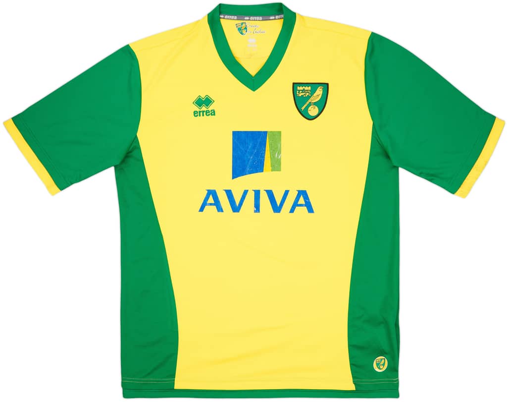 2013-14 Norwich Home Shirt - 5/10 - (XXL)