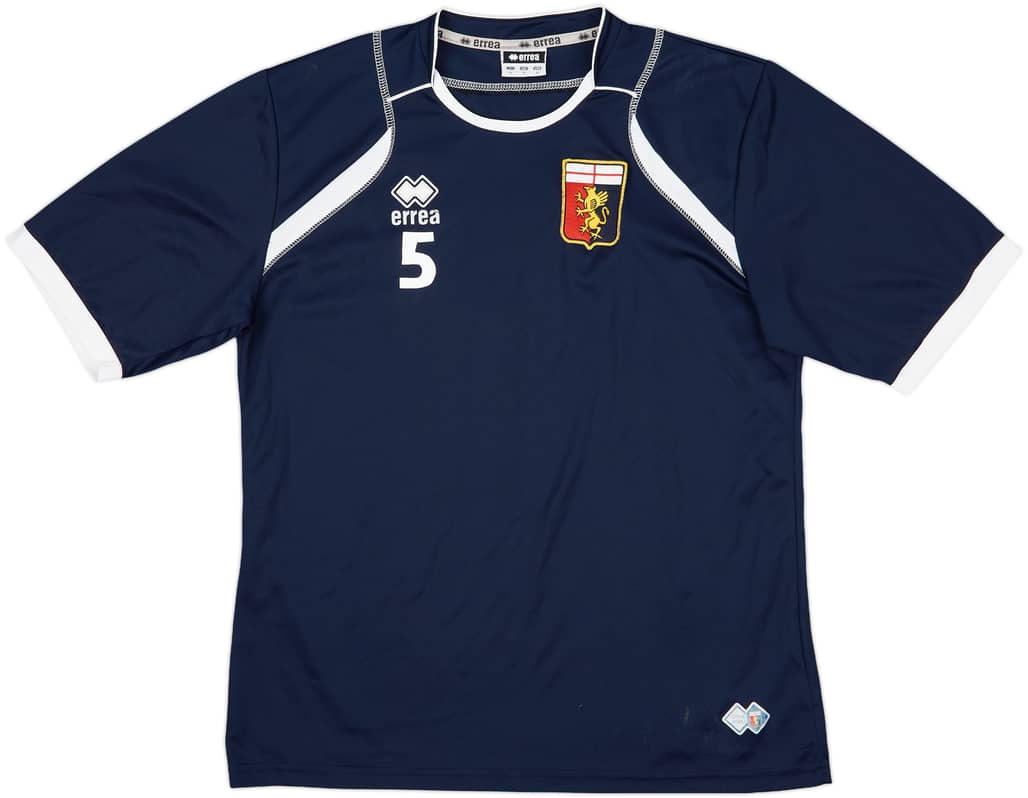 2007-08 Genoa Player Issue Errea Training Shirt #5 - 8/10 - (L)