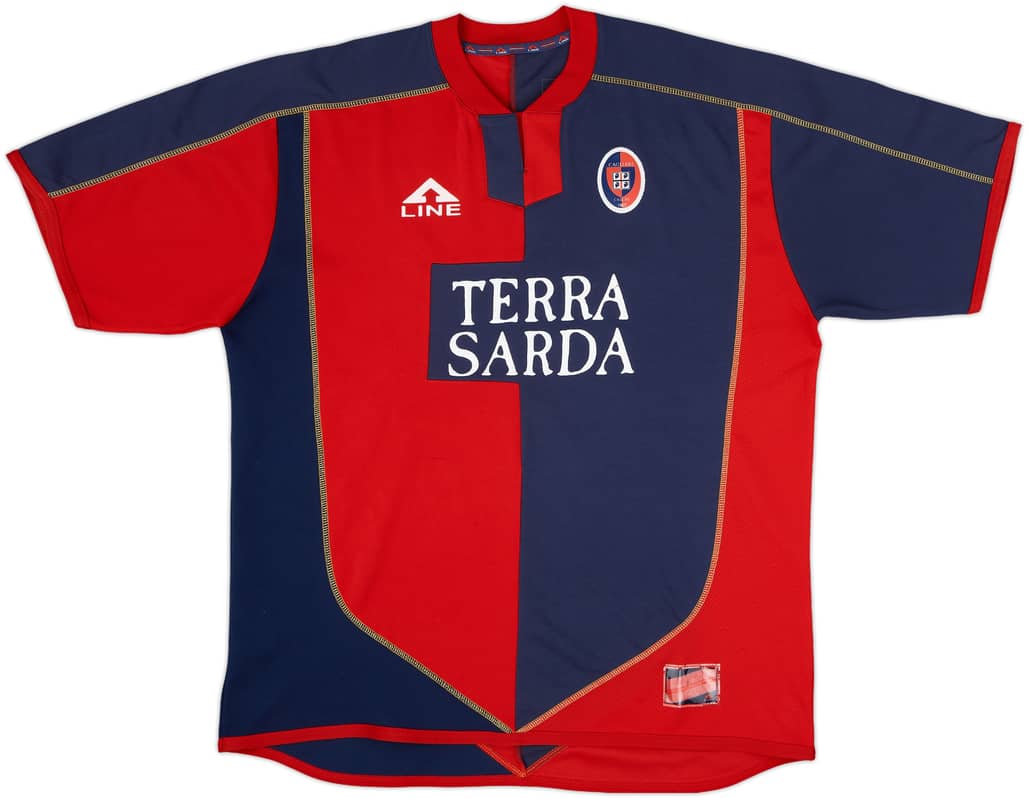 2003-04 Cagliari Home Shirt - 6/10 - (XL)