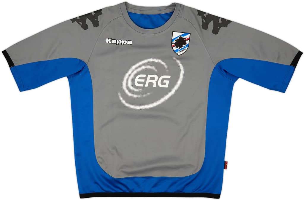 2005-06 Sampdoria Kappa Training Shirt - 8/10 - (L)
