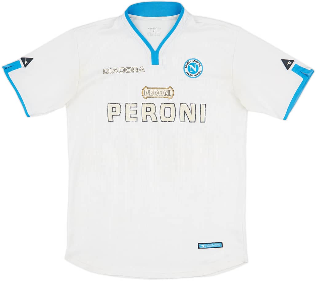 2001-02 Napoli Away Shirt - 4/10 - (L)