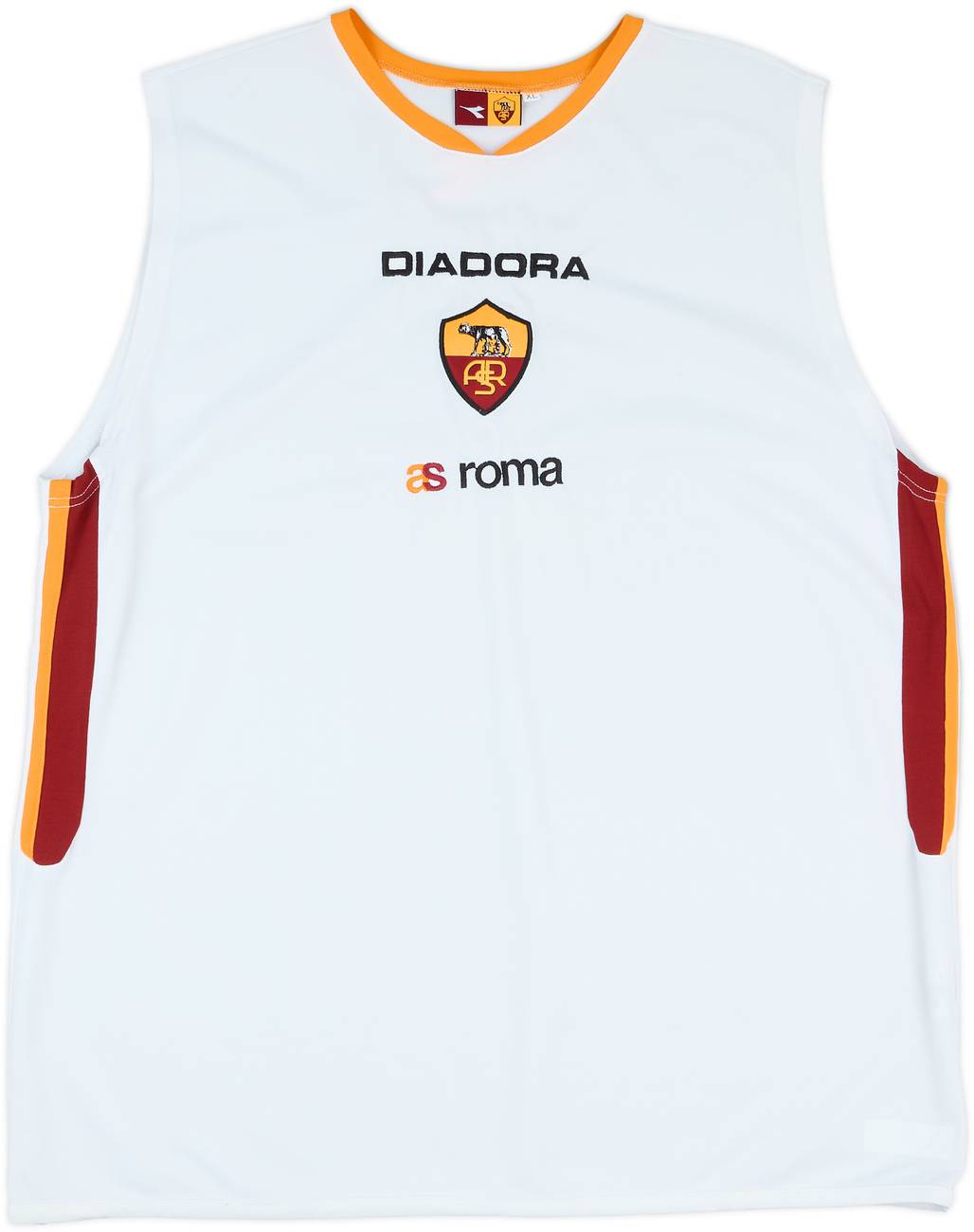 2003-04 Roma Diadora Training Vest - 8/10 - (XL)