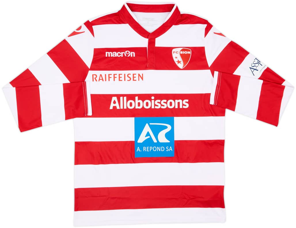 2020-21 FC Sion Home L/S Shirt - 7/10 - (L)