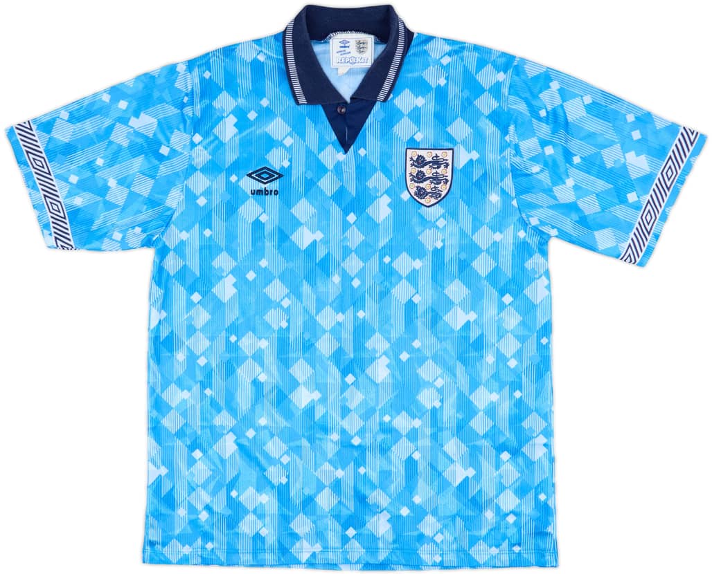 1990-92 England Third Shirt - 8/10 - (L)