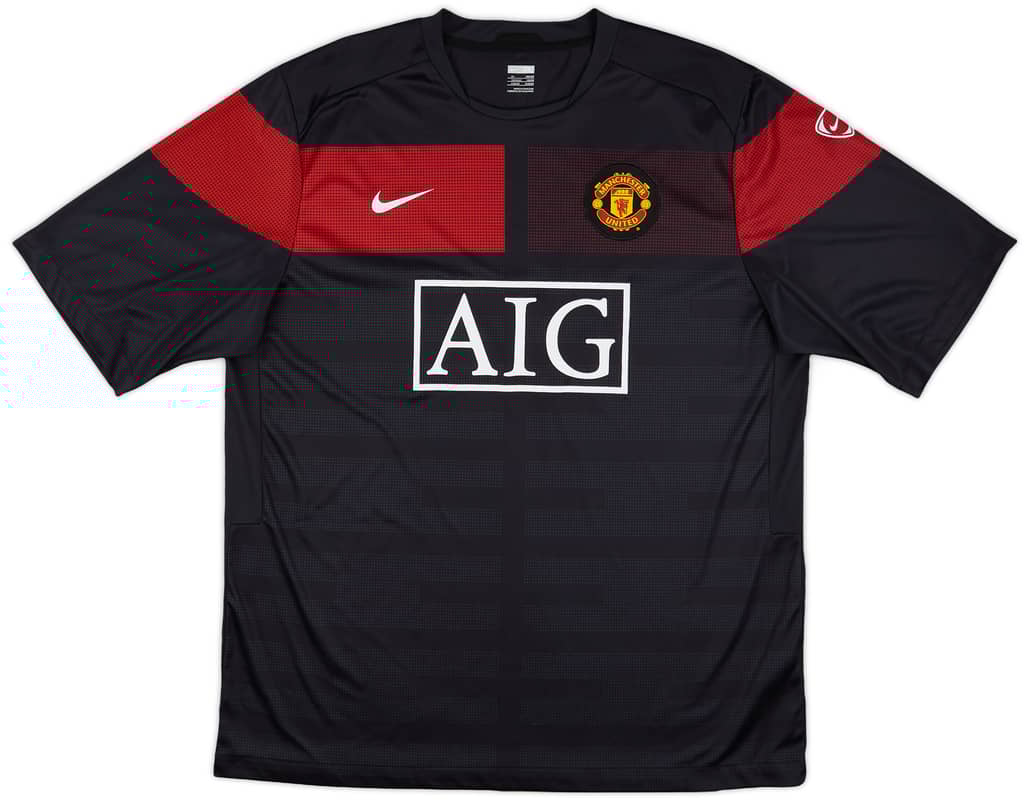 2009-10 Manchester United Nike Training Shirt - 9/10 - (XL)