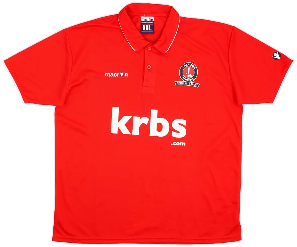 2010-12 Charlton Athletic Community Trust Macron Polo Shirt - 9/10 - (XXL)