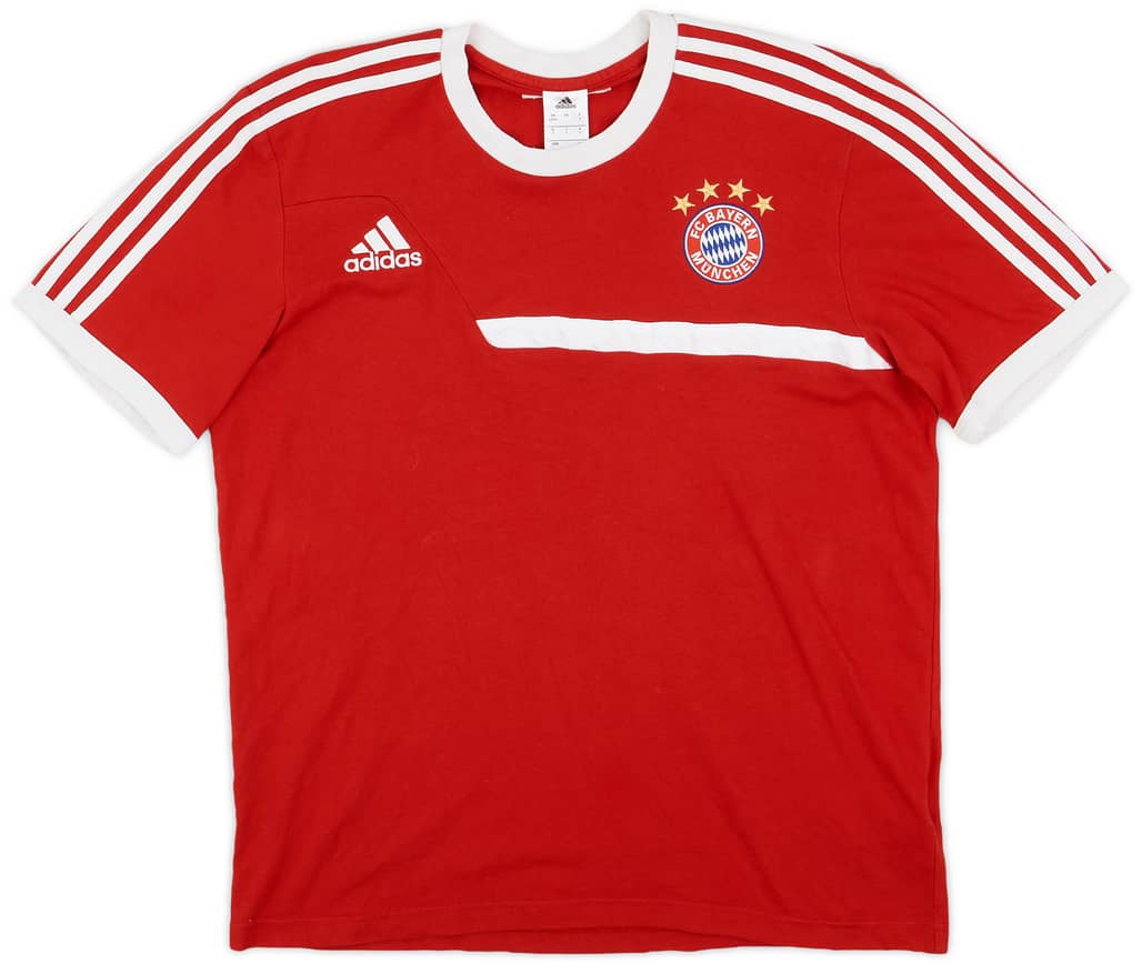 2013-14 Bayern Munich adidas Cotton Tee - 8/10 - (L)
