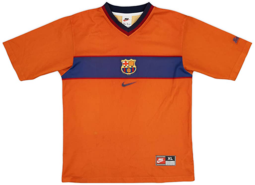1998-00 Barcelona Basic Third Shirt - 9/10 - (XL.Boys)