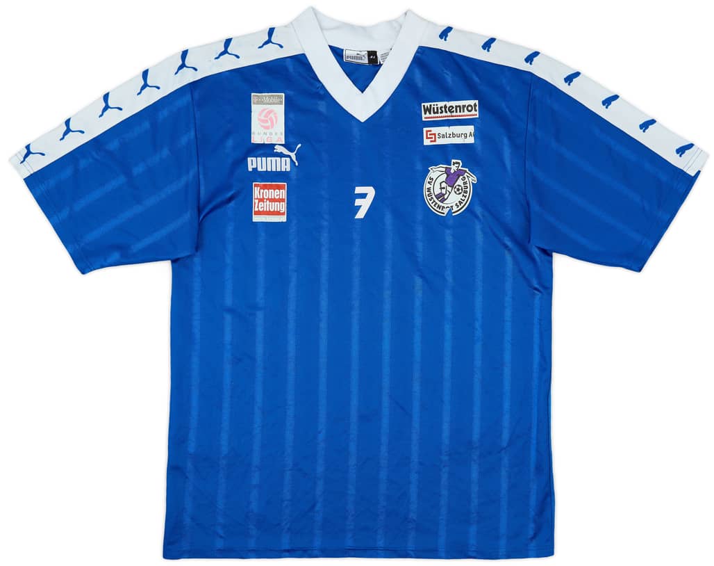 2003-04 Red Bull Salzburg Player Issue Puma Training Shirt #7 - 6/10 - (XL)