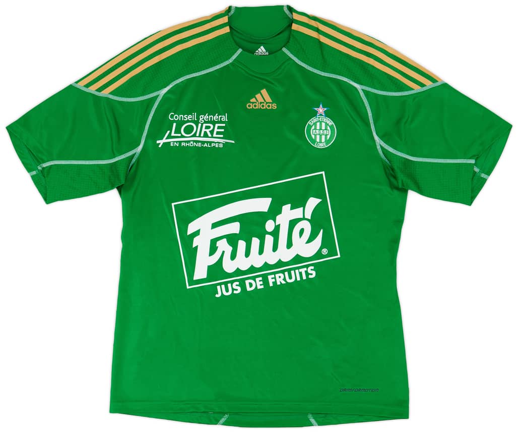 2009-10 Saint Etienne Player Issue Home Shirt - 8/10 - (L)