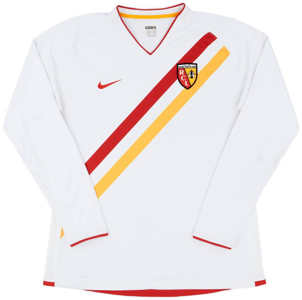 2006-07 Lens Player Issue Away L/S Shirt - 7/10 - (L)