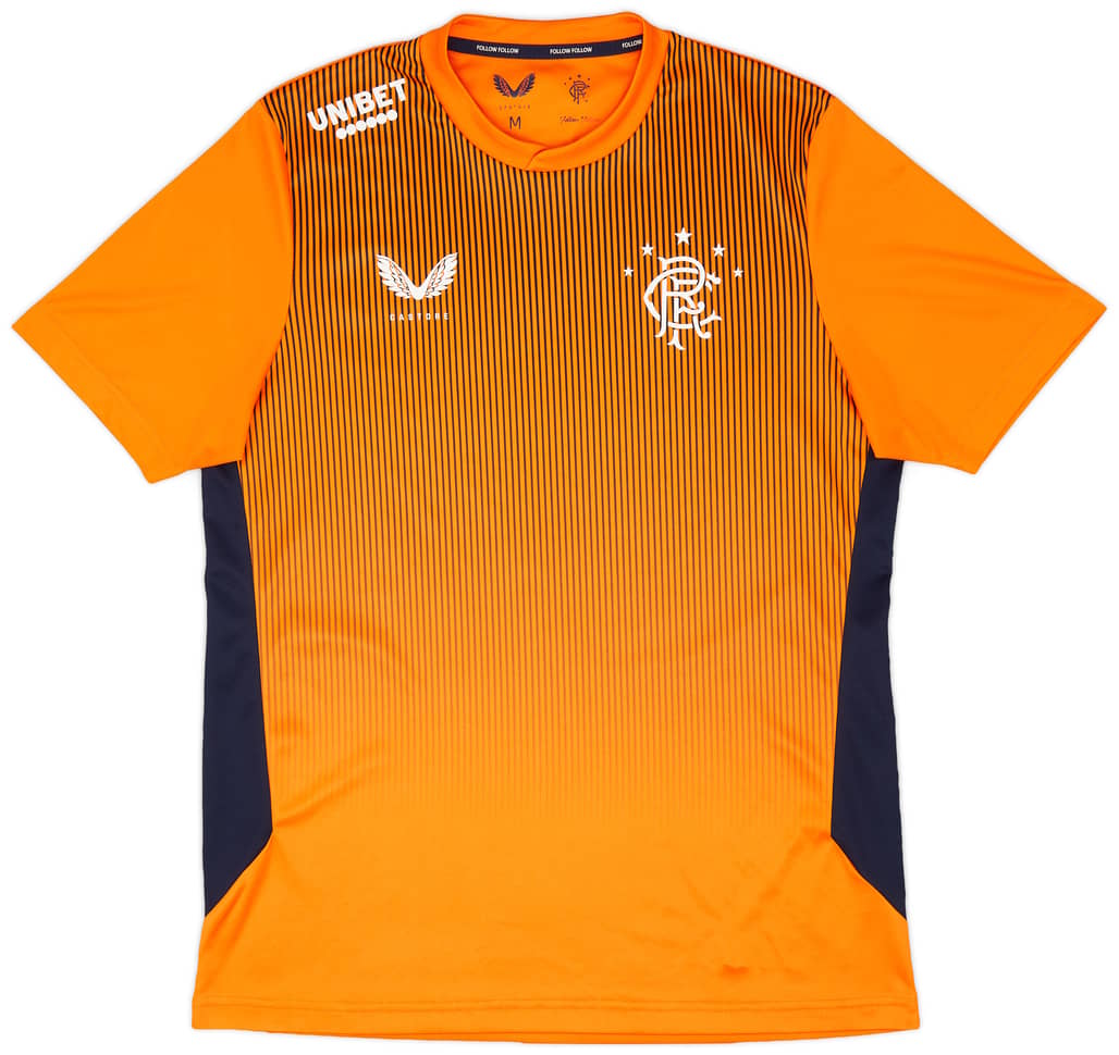 2020-21 Rangers Castore Training Shirt - 8/10 - (M)