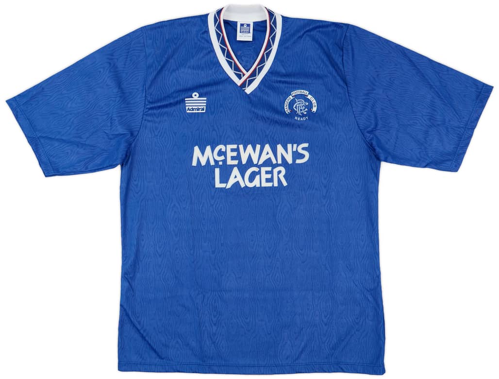 1990-92 Rangers Home Shirt - 9/10 - (L)