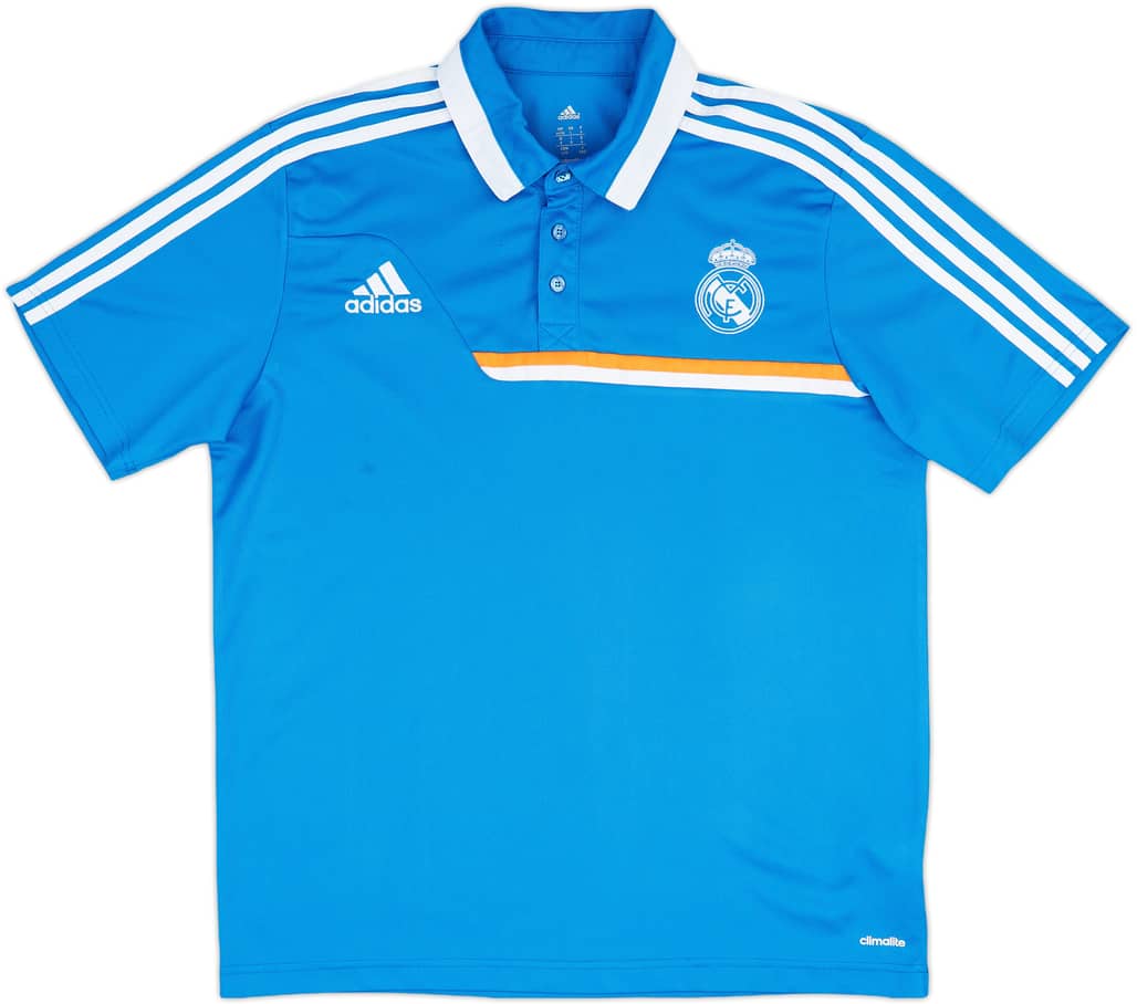 2013-14 Real Madrid adidas Polo Shirt - 6/10 - (L/XL)