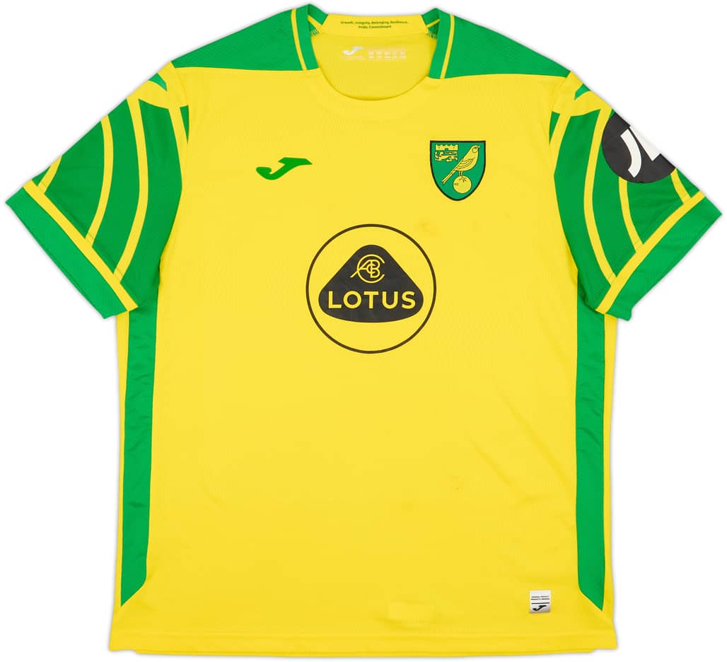 2021-22 Norwich Home Shirt - 7/10 - (XXL)