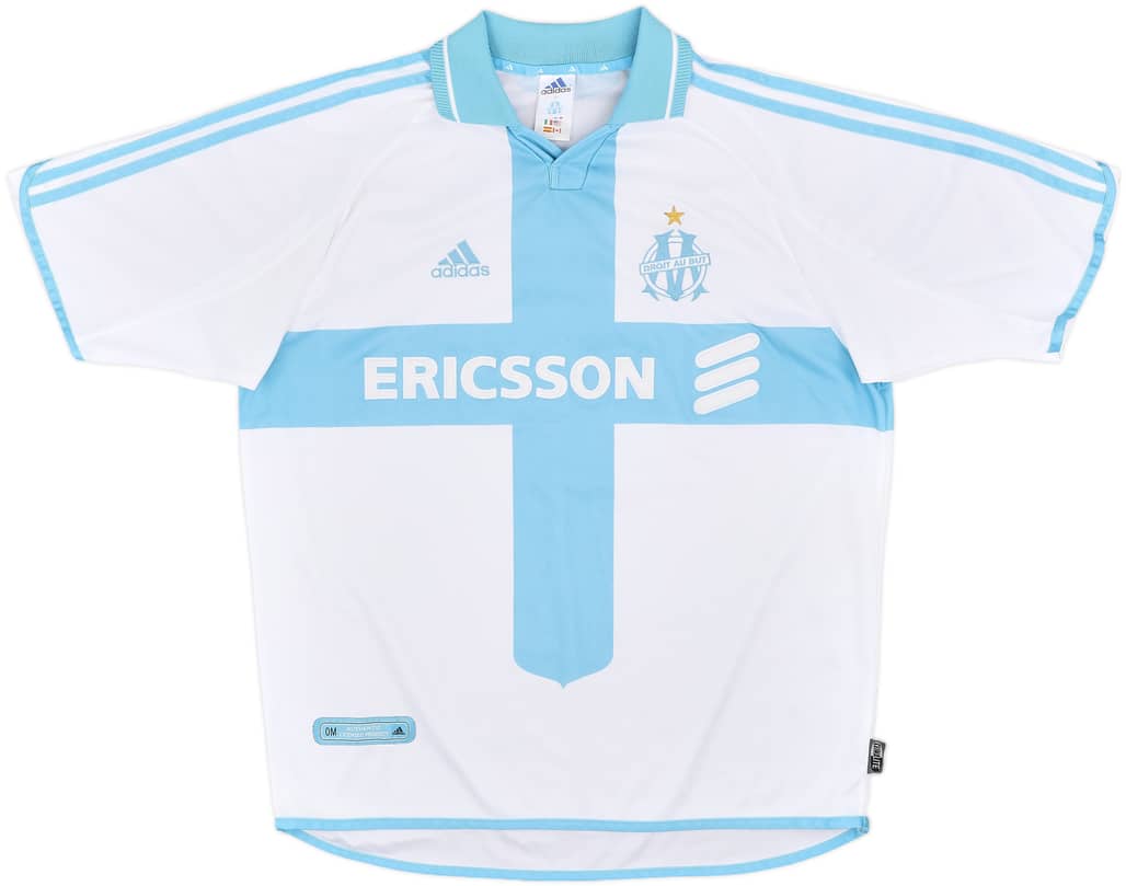 2000-01 Olympique Marseille Home Shirt - 8/10 - (L)