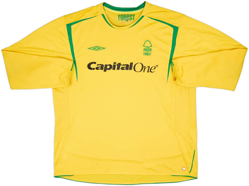 2005-06 Nottingham Forest Away L/S Shirt - 5/10 - (XXL)