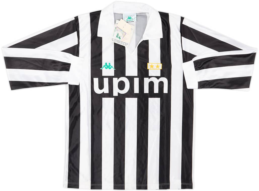 1991-92 Juventus Basic Home L/S Shirt (M)
