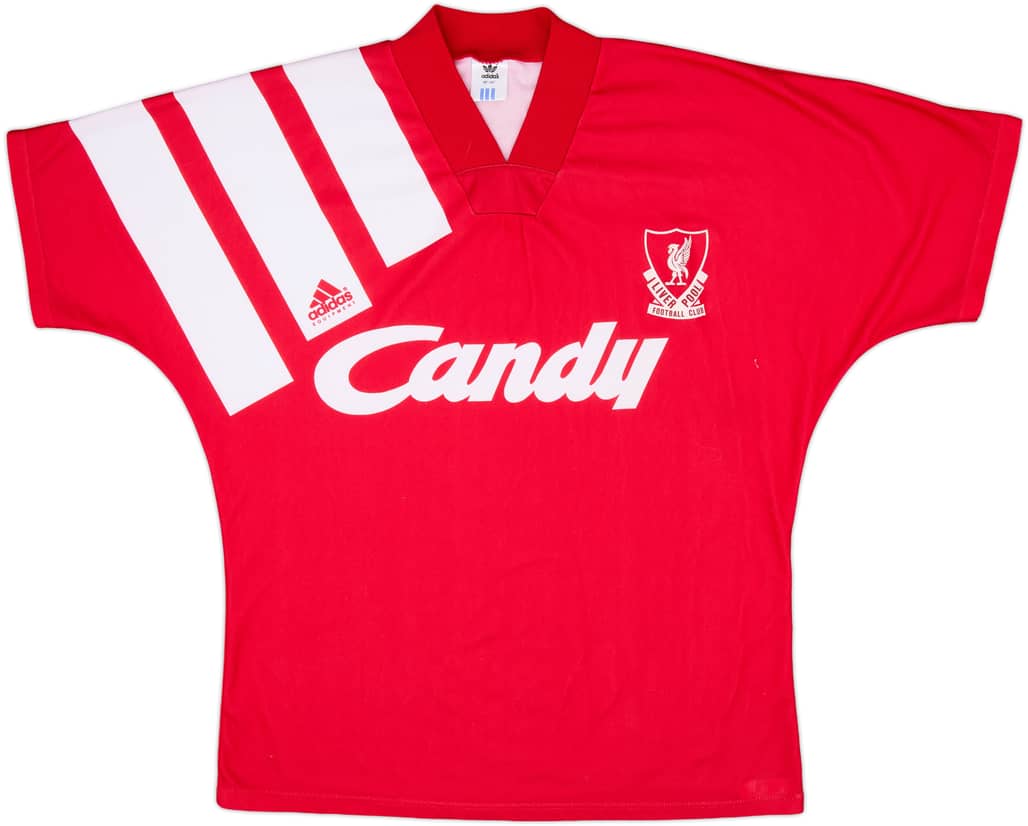 1991-92 Liverpool Home Shirt - 9/10 - (M)