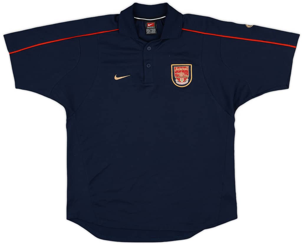 2001-02 Arsenal Nike Polo Shirt - 8/10 - (M)