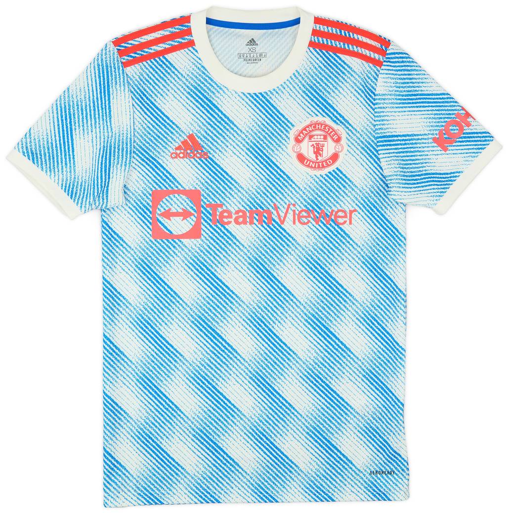2021-22 Manchester United Away Shirt - 8/10 - (XS)