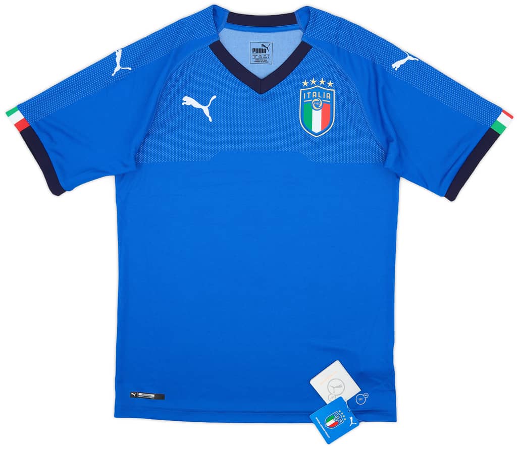 2018-19 Italy Home Shirt (S)