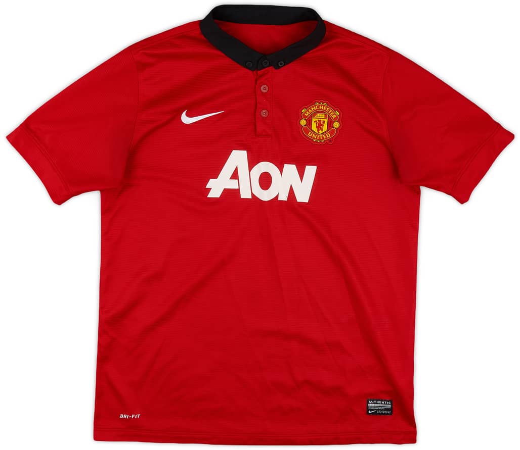 2013-14 Manchester United Home Shirt - 9/10 - (XL.Boys)