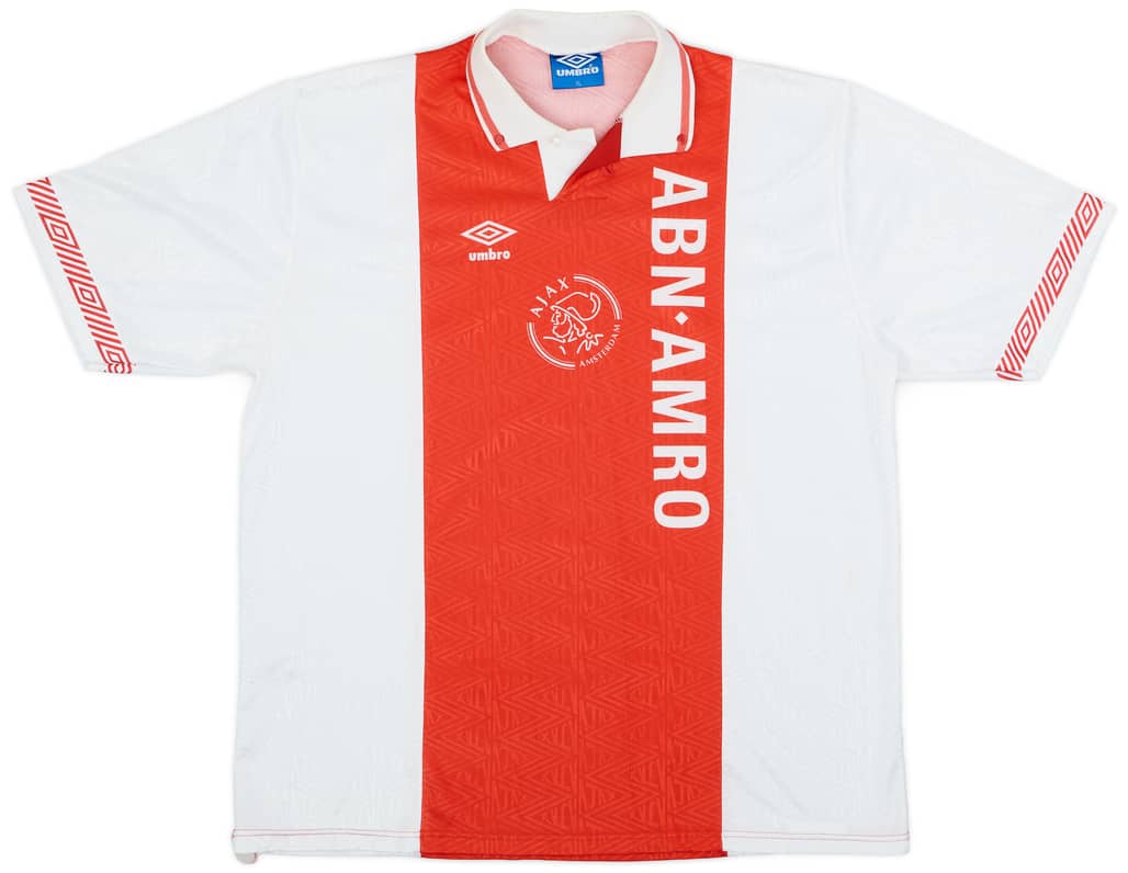 1991-93 Ajax Home Shirt - 6/10 - (XL)