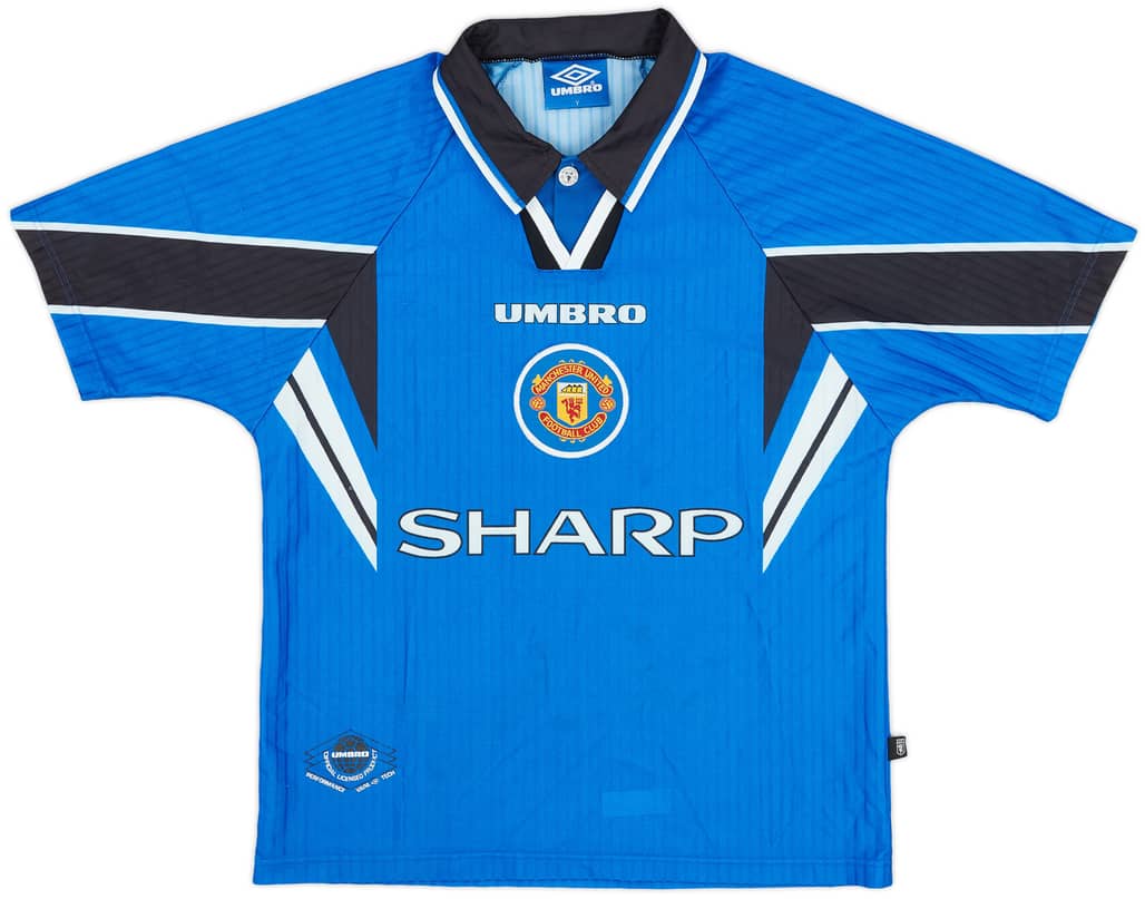 1996-98 Manchester United Third Shirt - 8/10 - (Y)