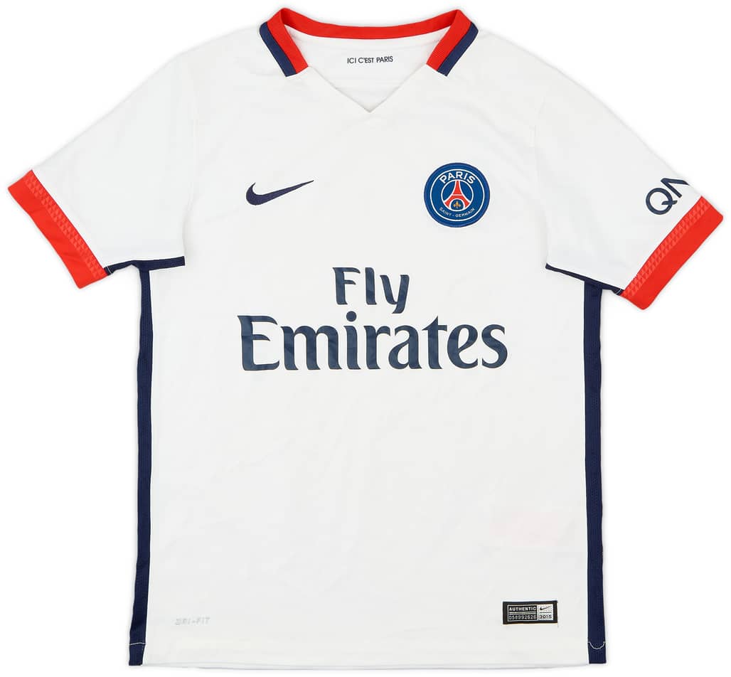 2015-16 Paris Saint-Germain Away Shirt - 7/10 - (M.Boys)