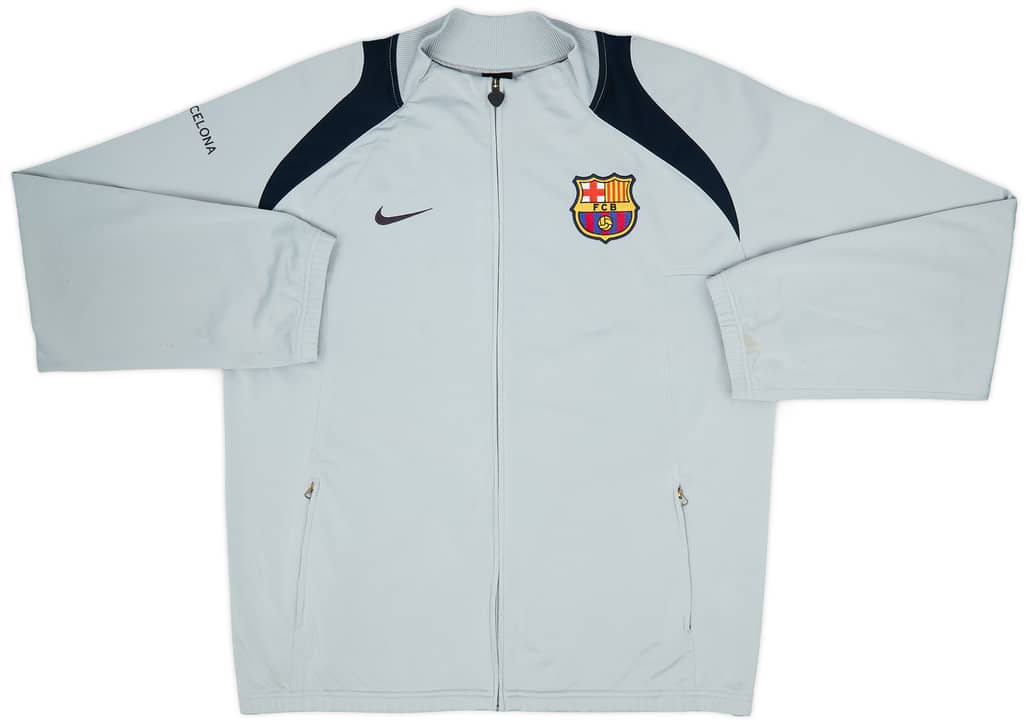 2005-06 Barcelona Nike Track Jacket - 8/10 - (XL.Boys)